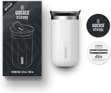 Термос для кави WACACO Octaroma Lungo: 300 мл, нержавіюча сталь, з кришкою
