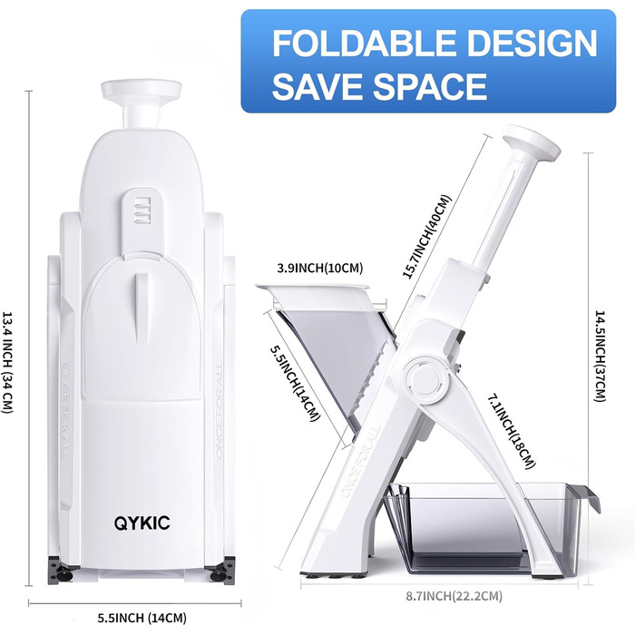 Регульована овочева слайсер-терка Mandoline, набір для нарізки овочів та картоплі