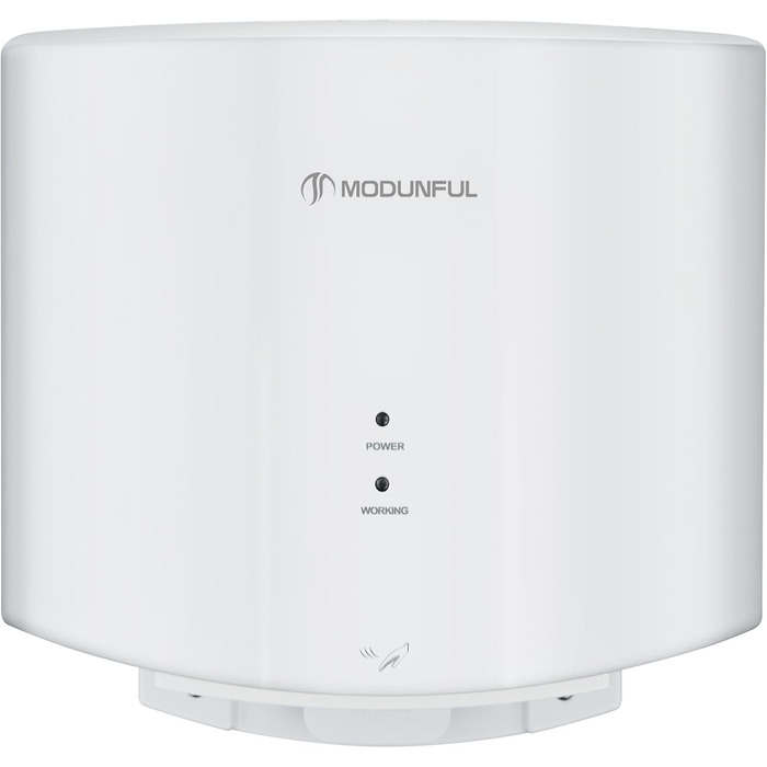 Електричний автоматичний сушар для рук настінний, 1200W (білий)