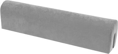 Захист для ліжечка дитячого: бортик-подушка від випадання (Сірий, 50 см)