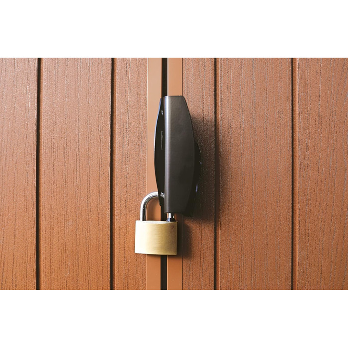 Садовий будиночок KETER Darwin 2,8 м² коричневий (6x6) з Evotech пластику, з дверима та вентиляцією, 25x184x205 см