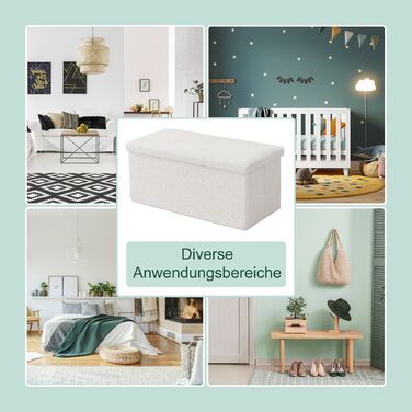 Лавка Relaxdays з місцем для зберігання, 80 літрів