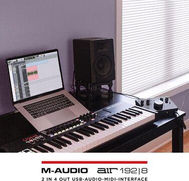 M-Audio Air 192|6: USB аудіоінтерфейс для запису в студійній якості (2 XLR/Line входи + софт)
