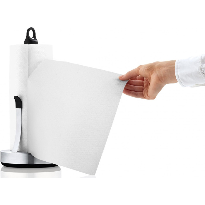 Тримач для паперових рушників blomus LOOP з матової нержавіючої сталі, стійкий диспенсер для кухні, 34 x 15 x 15 см, 63651