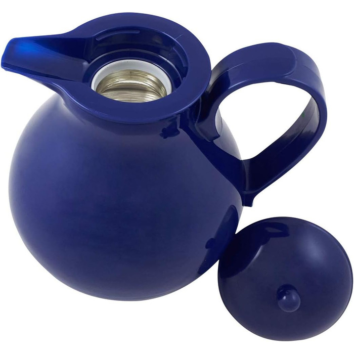 Термос Helios Nostalgie 1л, білий - підтримує температуру 6 годин - для напоїв (чай, кава)