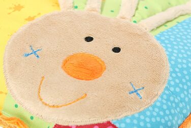 Дитячі іграшки для дівчаток Snuggi, рекомендовані з народження (різнокольорові/Райдужний кролик), подушка для обіймів SIGIKID 42731, 42731