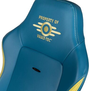 Крісло ігрове Noblechairs Hero Fallout Vault-Tec Edition – PU шкіра, до 150 кг, ергономічне, для дому та офісу