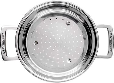 Le Creuset Вставка для приготування на пару з нержавіючої сталі з кришкою, Ø 20x10 см