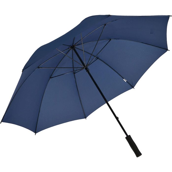Легка парасолька з повного скловолокна для 2 осіб - розмір XXL - дуже міцна - парасолька для гольфу (знаки розрізнення синього кольору)