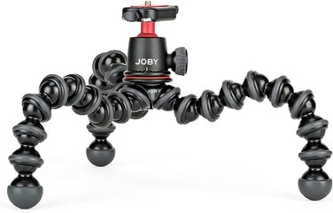 JOBY GorillaPod 3K Vert Kit – компактний гнучкий штатив з вертикальною L-платою та кульовою головкою для бездзеркальних камер (до 3 кг)