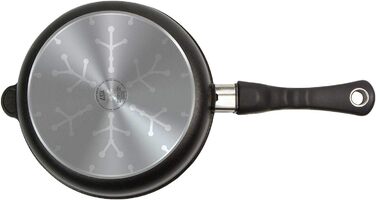 Сковорода AMT Gastroguss Ø 24 см, литий алюміній, антипригарне покриття Lotan, знімна ручка, індукційна