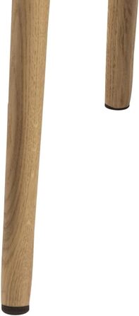 AC Design Furniture Стілець для їдальні Wendy, 57x61x83 см, смарагдовий/дуб, велюр/дуб, 1 шт.