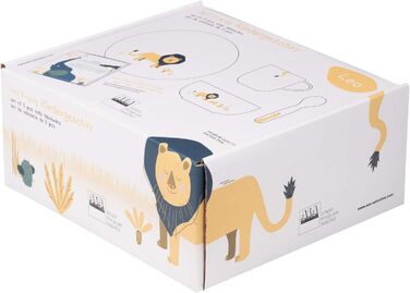 Набір дитячого посуду ASA, порцеляна, білий колір