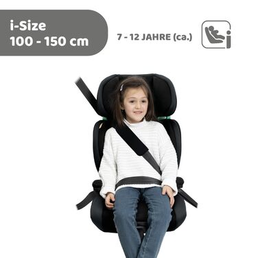 Дитяче автокрісло 3-12 років (100-150 см), легке встановлення з системою Isofix, з відкидним положенням, регульоване по висоті, з м'якими підлокітниками та зручним сидінням, синій