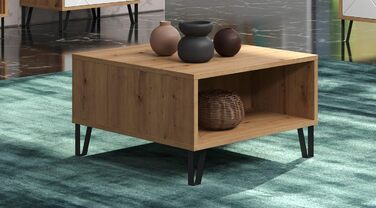 Тренттим Смарт Лівінг - Тумба з 2 дверцятами та 4 відділеннями, Artisan Eiche/Weiß, 60 x 37 x 60 см