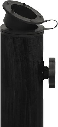 Підставка для парасольки від vidaXL, чавун, білий, 45x45x30 см