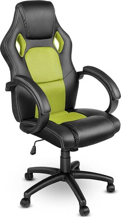 Офісне крісло TRESKO Racing Executive Chair, 14 кольорів, м'які підлокітники, кулісний механізм, протестовано SGS