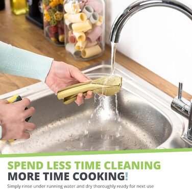 Преміум-прес для часнику Oliver's Kitchen® - зручний та легко миється - подрібнює часник та імбир без проблем (не потребує очищення) - надзвичайно міцний та зносостійкий (матова золота поверхня)