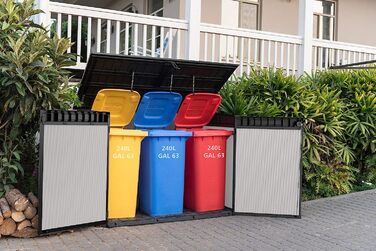 Ящик для подушок Keter Ondis24 Premier Box XL, садові меблі, лавка-скриня, водонепроникний (2020 л)