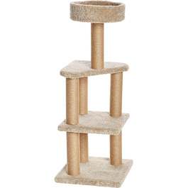 Ігрова станція Domopolis Basics і котяче дерево для кішок-велика вежа з дерева, (1 упаковка)