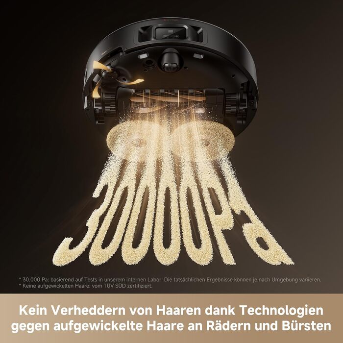 Робот-пилосос Mova V50 Ultra Complete з функцією миття, 24000 Па, подолання перешкод 6 см, навігація Liftable+RGB AI+LED, 80°C гаряча вода, 63°C самостійне сушіння, DuoSolution System, щітка Tricut (Mobius 60)