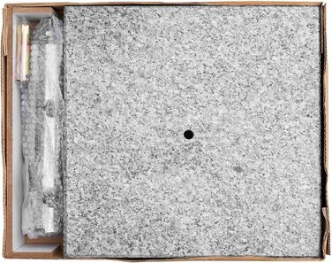 Підставка для парасольки Anndora Granit 25 кг, підставка для балкона, діаметр стієна до 48 мм (світло-сірий кут)