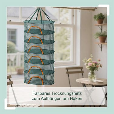 Relaxdays Складане сушильне мереживо овальної форми