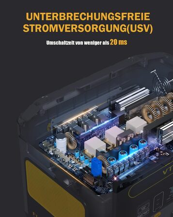 Портативна електростанція VTOMAN 1548Wh з сонярним генератором, 3x 1500W (3000W пік), швидка зарядка 0-100% за 1 годину, LFP акумулятор для кемпінгу, відпочинку на природі, RV, надзвичайних ситуацій (FlashSpeed 1500+EB+200W Pro)
