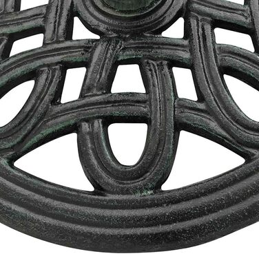 Підставка для парасольки від сонця, металева, біла, 45x45x30 см, vidaXL