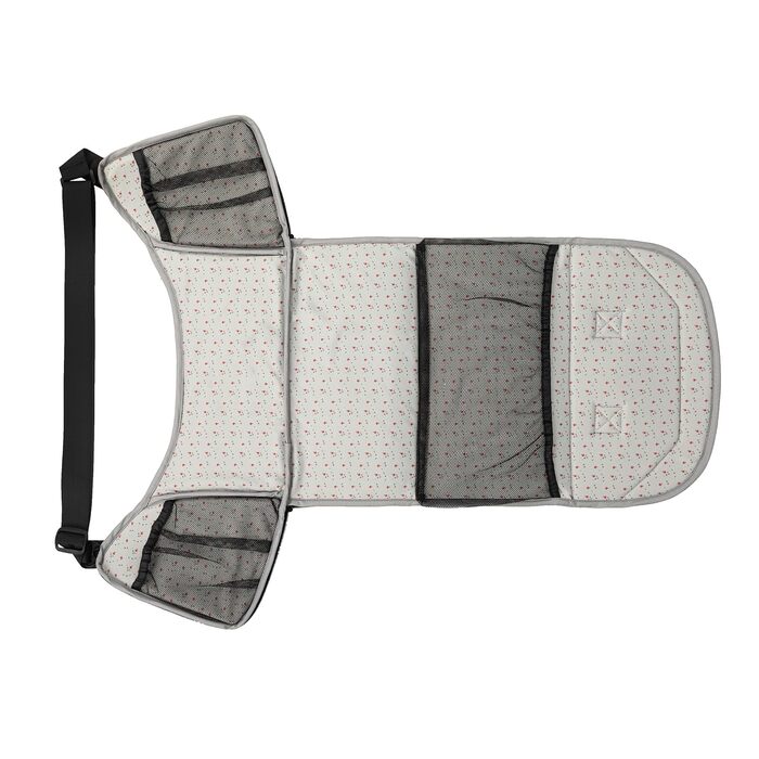 Дитяча коляска MoMi GISELLE 2 в 1 комбінована, сіра, з функцією візка, 5-точкова система безпеки, від народження до 22 кг, з корзиною для покупок, матрацом, дощовиком та пеленатором