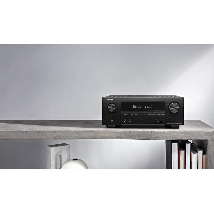 Підсилювач Denon AVC-X3700H 9.2, Alexa, 8K, Bluetooth, Wi-Fi, Dolby Atmos, HEOS, Чорний