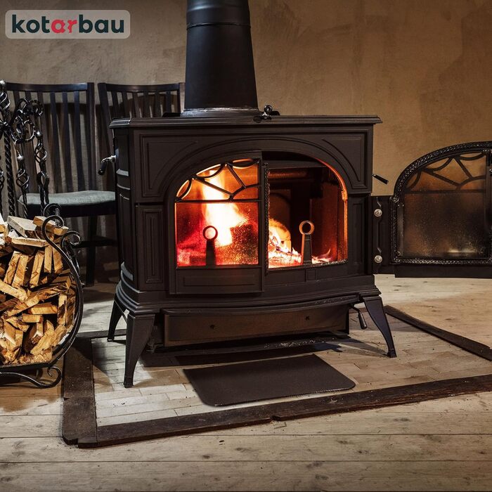 Підставка під камін KOTARBAU® 40 x 60 см з антикварної міді, сталь з порошковим покриттям. Захист підлоги для каміна, сталевий лист, захист від бруду, лист для золи.