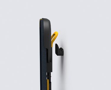 Прасувальна дошка Joseph Joseph Glide Plus 135 x 45 см з регулюванням висоти та стійкою до нагрівання поверхнею для прасування, зручне зберігання, 4-шаровий бавовняний чохол, чорний/синій