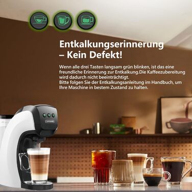 Кавомашина 5-в-1 Warriors1 для Nespresso, Dolce Gusto, Lavazza, FAP, кавова машина для дому та офісу, 20 bar, 0.8 л, автоматична