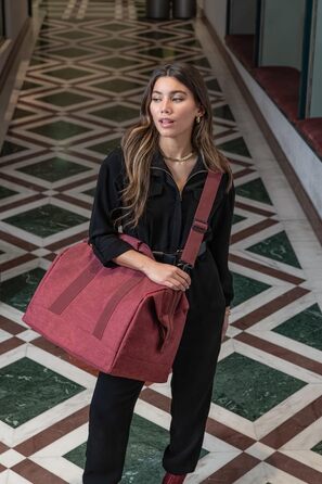 Сумка-органайзер Reisenthel Allrounder L Twist Maroon – універсальна для подорожей, роботи та відпочинку