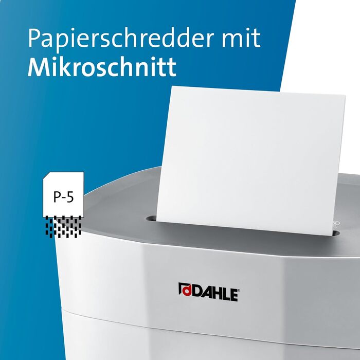 Шредер Dahle PaperSAFE PS 240: безпечне знищення документів, P4, 10 аркушів, сірий
