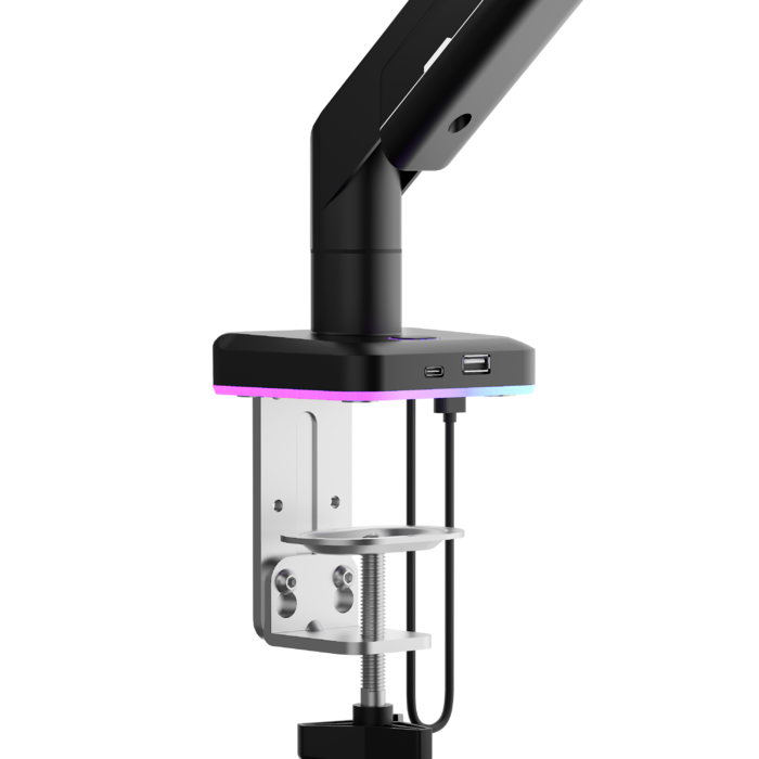 Настільне кріплення для монітора Anda Seat Stealth Pro II RGB 17’’-42’’ Black