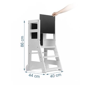 Навчальний стільчик Relaxdays з дошкою для крейди