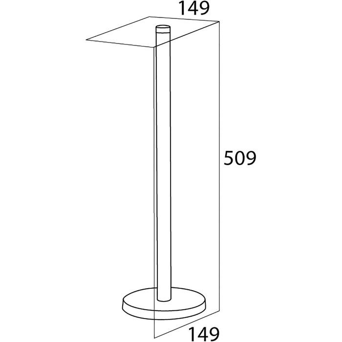 Рушникотримач Tiger Boston телескопічний, 35-60 см, нержавіюча сталь, чорний матовий, регульований