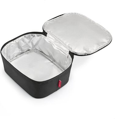 Сумка-холодильник Reisenthel M Pocket Black з переробленого PET: ідеальна для обіду, чорний колір