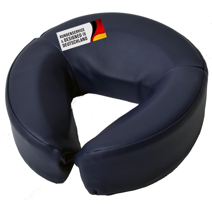 Подушка для масажного столу з екошкіри, блакитний колір