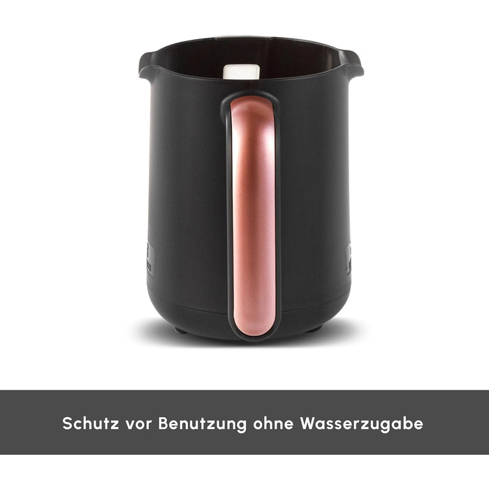 Кавомашина KARACA Hatır Roast для приготування турецького кави, рожеве золото, 5 чашок, 535W, з системою попередження, ложка, легке очищення