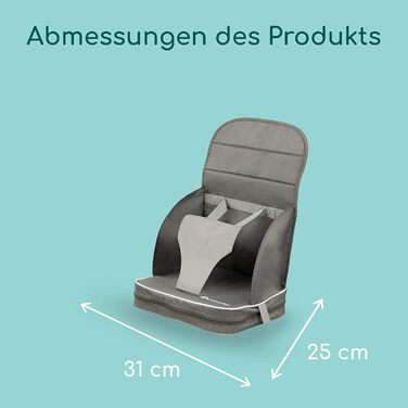 Дитячий бустер Bebeconfort Grey Mist: стільчик для годування 6-36 місяців (9-15 кг), компактний, 3 положення столику