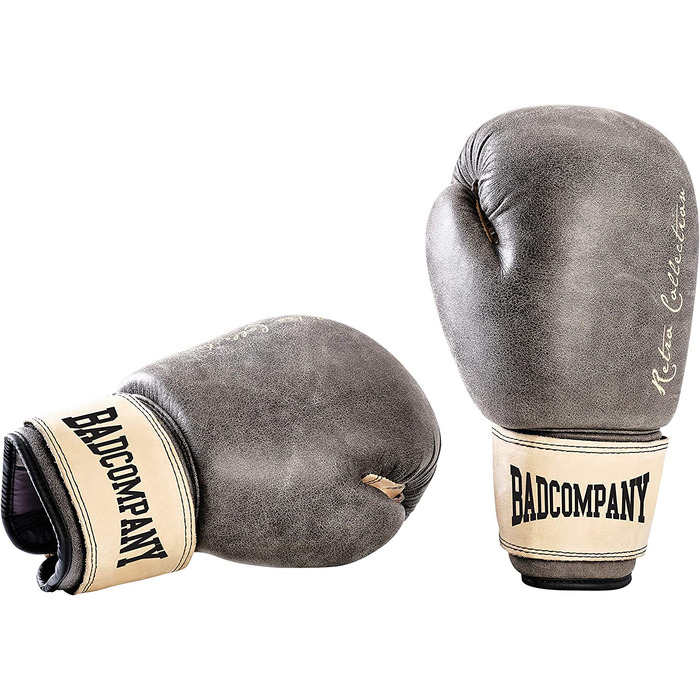 Боксерські рукавички з волової шкіри в стилі ретро для ванної кімнати з системою вентиляції I боксерські тренування, спаринг і змагальний бокс I вагові категорії 10 унцій - 16 унцій (c - 14 унцій (Унція))