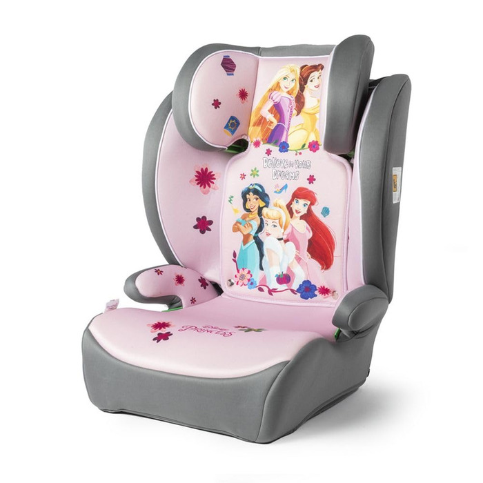 Автокрісло Tataway Disney Princesses i-Size, 15-36 кг (3,5-12 років), рожеве, група 2/3