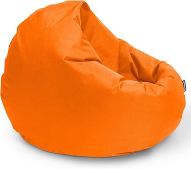 В 1 з наповнювачем подушка сидіння сирна подушка крісло BeanBag (діаметр 145 см, помаранчевий), 2