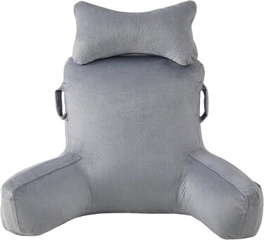 Подушка для читання WUDLEP, велика 78,7 см, знімний валик для шиї, для відпочинку в ліжку або на дивані, подушка для спини для дорослих, для перегляду телевізора/ігор/відпочинку