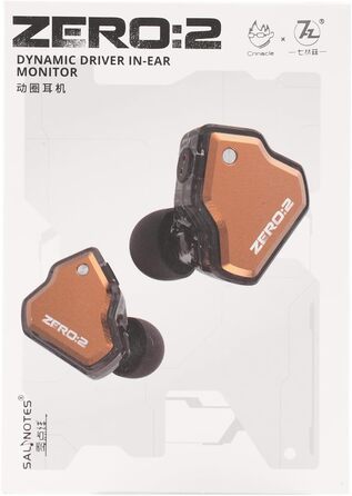 Гц x Crinacle Zero 2 IEM, 10 мм драйвер, дротовий, ігровий, кабель OFC, синій, 7