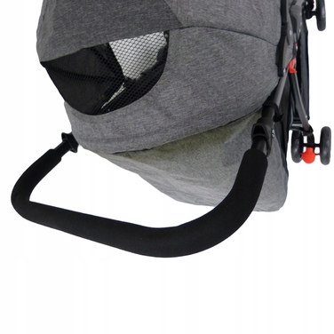 Дитячий прогулянковий візок Baby-Coo City, чорний, металевий каркас, з амортизаторами