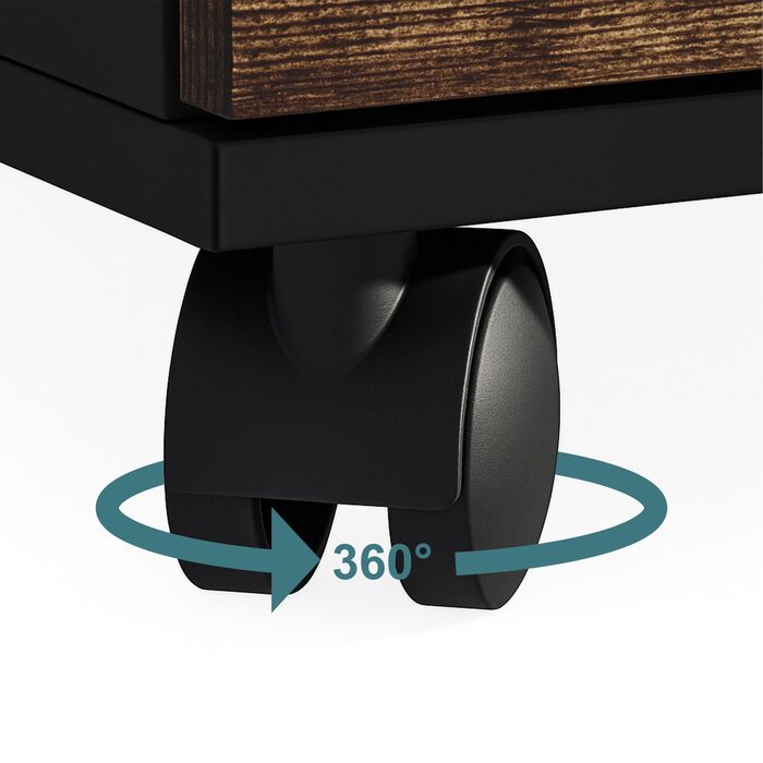 Контейнер Relaxdays на коліщатках з 5 висувними ящиками